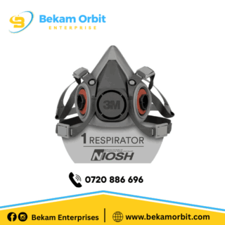 Reusable 3M 6200 respirator with filters in Nairobi