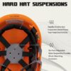 6-point suspension helmet