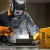 Auto darkening welding helmet