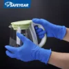 Blue Disposable nitrile Gloves