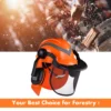 Forest Helmet and face Shield Protection