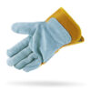 Heavy Duty Durable Cow Split Leather Working Gloves