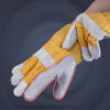 Heavy Duty Durable Cow Split Leather Working Gloves