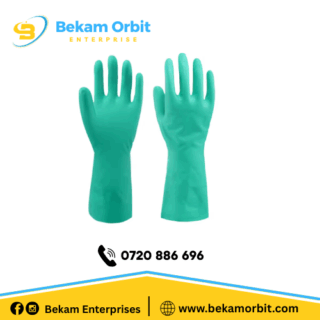 Protecta Green Nitrile Gloves