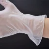 White Disposable nitrile Gloves