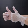 White Disposable nitrile Gloves