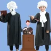 Child Lawyer Costume with Wig