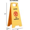 No parking safety board signage2