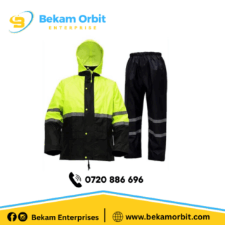 Security guard raincoat in Nairobi