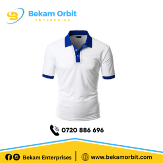 Two-Tone Polo Collar T-Shirts