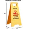 cleaning in progress signage