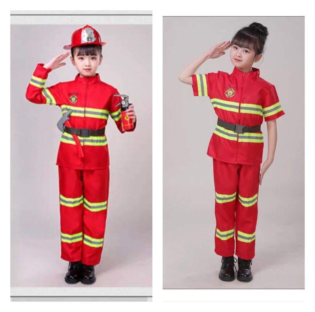 Kids Role play Firefighter costume