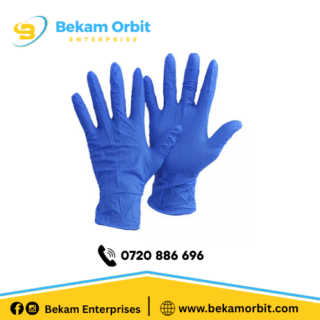Blue Disposable nitrile Gloves in nairobi and kenya for sale affordable and high quality
