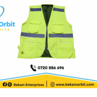 Cotton Reflective Jacket neon green