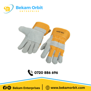 Heavy Duty Durable Cow Split Leather Working Gloves in nairobi and kenya for sale affordable and high quality
