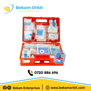 Red medium first aid kit in nairobi and kenya for sale affordable and high quality