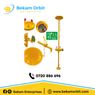 Yellow Stainless Steel Eyewash Station in nairobi and kenya for sale affordable and high quality
