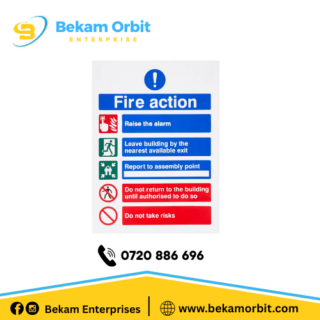 Fire Action signage