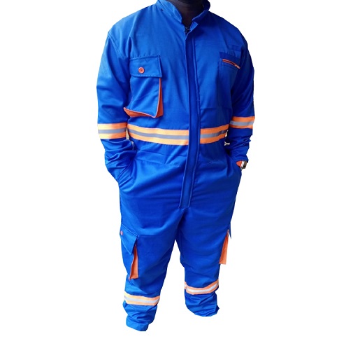 Cotton Twill Cargo Overalls