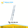 Double section aluminium ladder