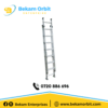 Double section aluminium ladders