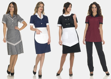 Housekeeping uniforms made of Tetrex Fabric Housekeeping uniforms made of Tetrex Fabric
