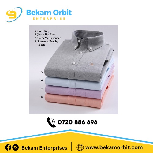 cotton Oxford shirts cotton Oxford shirts in Nairobi Kenya for sale at affordable prices by bekam orbit enterprise