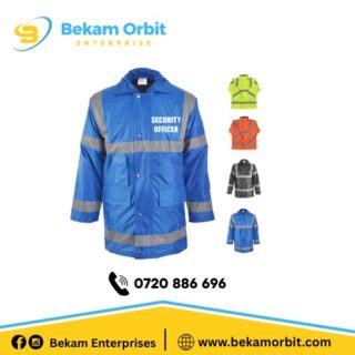 security guard parka jacket