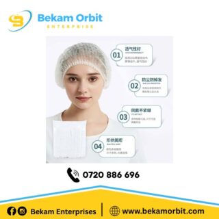 White Disposable Hair Nets