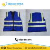 Buy blue cotton twill reflective vest
