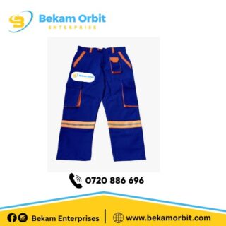 Royal blue Multi Pockets Twill Cargo Pants Kenya