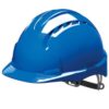 0016901 jsp evo2 safety helmet slip ratchet vented blue cw woodvale construction logo 550