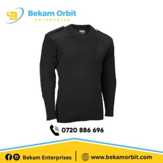 Black Security Guard Sweaters