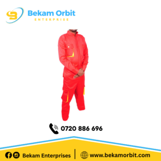 Buy plain Red cargo overalls in Nairobi Kenya from the best overall suppliers