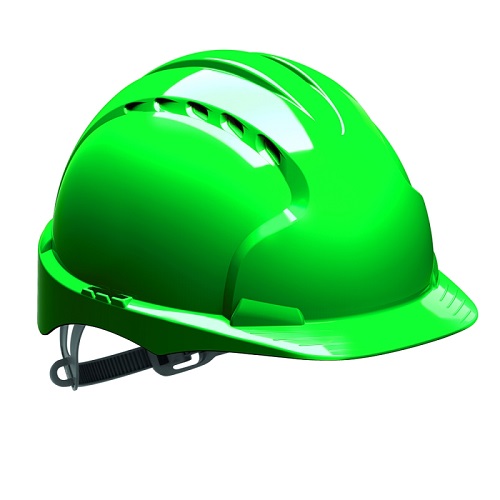 Green JSP safety helmet Kenya