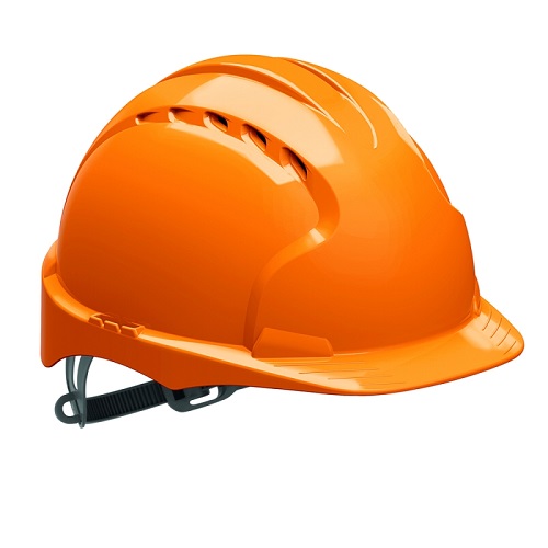 Orange JSP construction helmet Kenya
