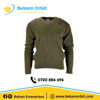 jungle green security guard sweater