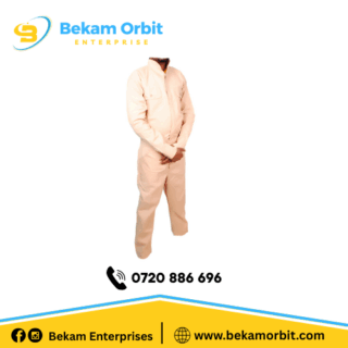 Beige Tetrex polyester overalls