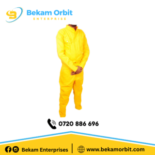 Plain mustard yellow tetrex overalls