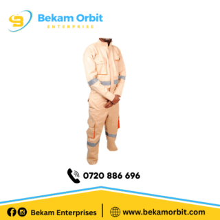 Reflective Beige Cargo Overalls (Twill)