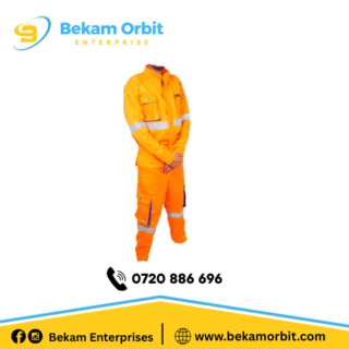 Reflective Orange Cargo Overalls (Twill)