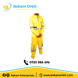 Reflective Yellow Cargo Overalls (Twill)