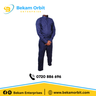 navy Tetrex polyester overalls