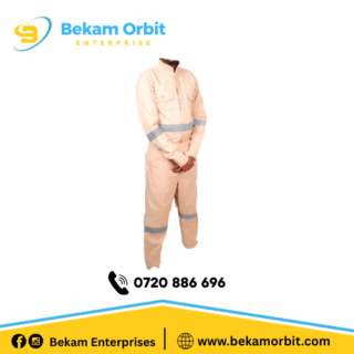 reflective beige tetrex overalls