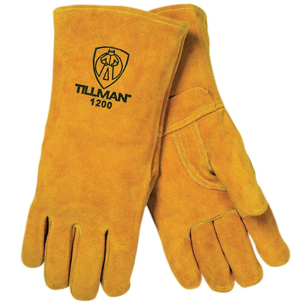 Cowhide welding gloves