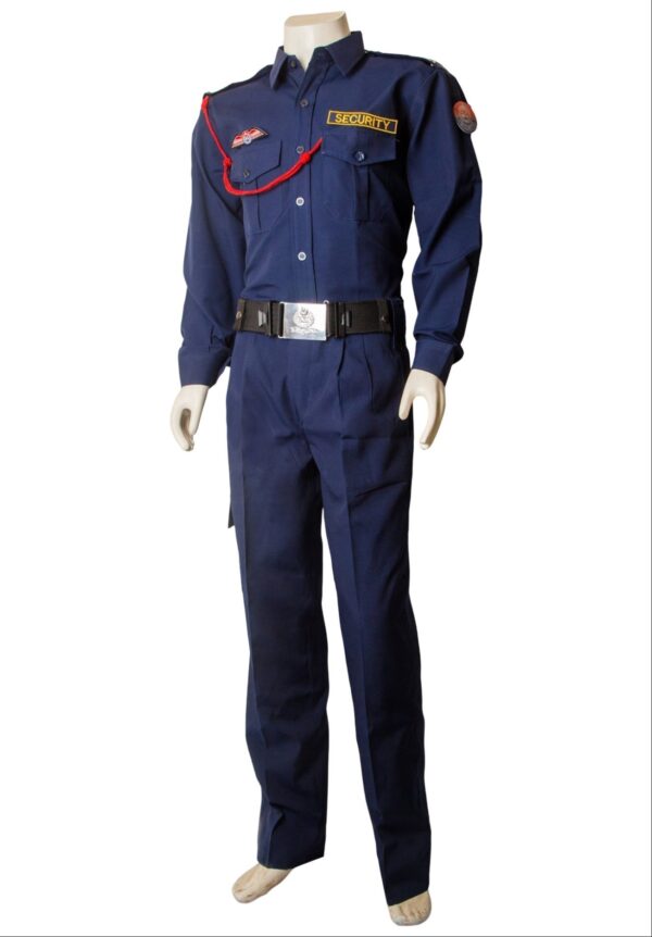 Navy blue unfiroms for guards