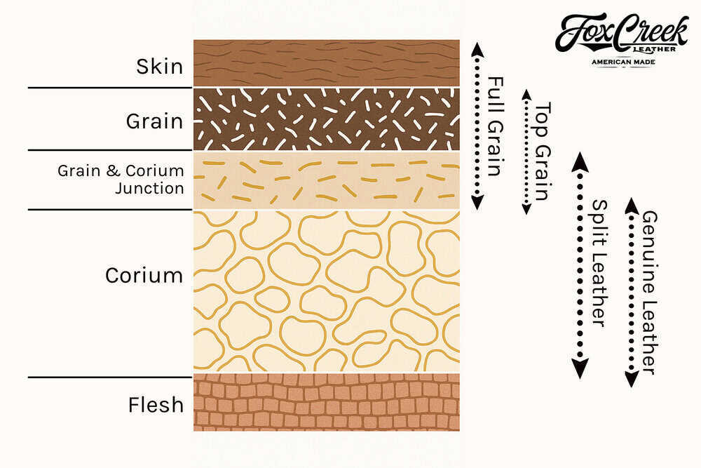Split leather vs grain leather for welding