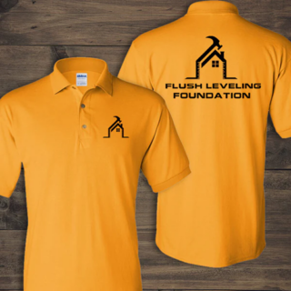 Yellow promotional polo tshirts with no cut branding in Kenya