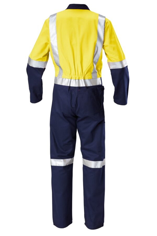 two tone reflective cotton drill overall Nairobi 2