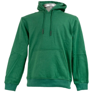 Dark green plain hooded sweatshirts Nairobi with front pocket and long sleeves